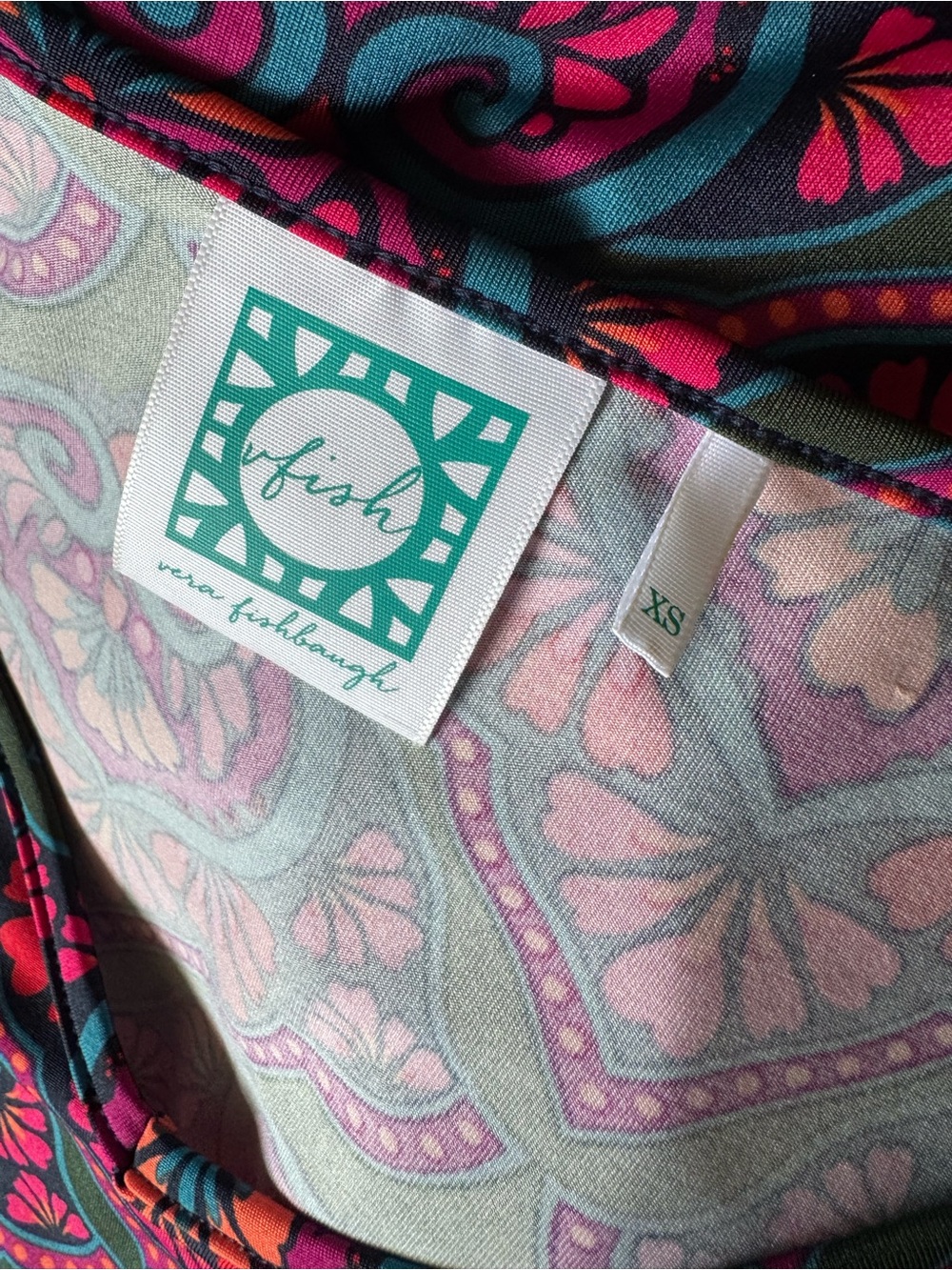 V Fish by Vera Fishbaugh Printed Dress - Picture 6 of 7